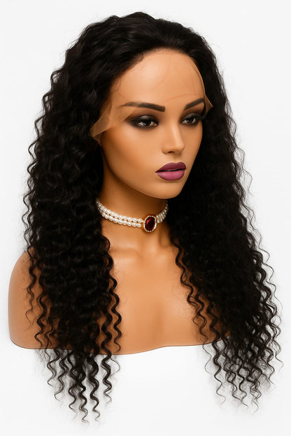 Deep Wave 100% Human Hair Lace Front Wig
