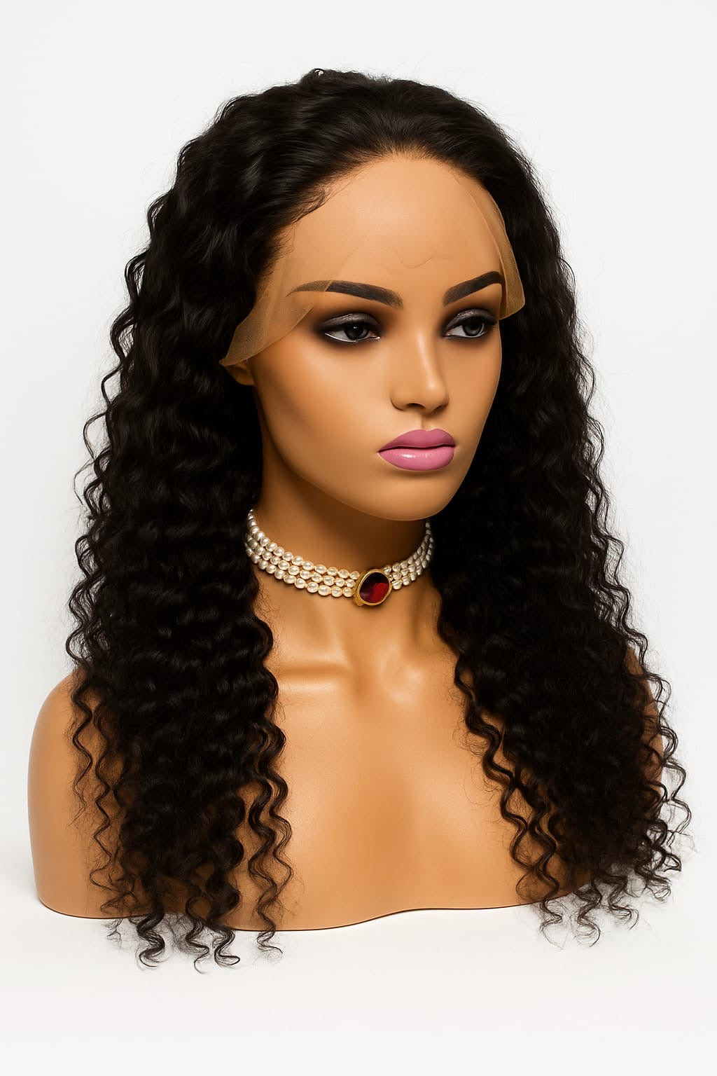 Deep Wave 100% Human Hair Lace Front Wig