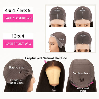 13×4 Deep Curly Lace Front Wig – Natural Black, 210% Density